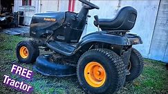 FREE RIDING MOWER SAVED FROM THE SCRAPYARD