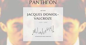 Jacques Doniol-Valcroze Biography - French actor (1920–1989)