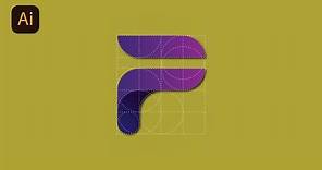 How To Create Letter 'P' Logo Design | Adobe Illustrator Tutorial | P