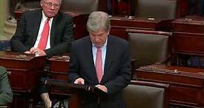 Blunt Delivers Farewell Address on Senate Floor