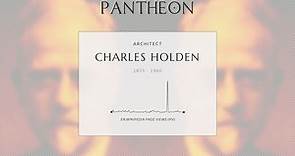 Charles Holden Biography - English architect (1875–1960)