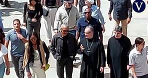 Los Obama visitan Montserrat y saludan al abad en un viaje improvisado