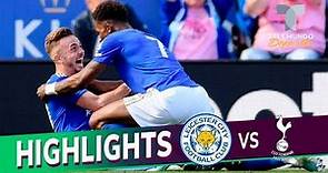 Leicester City vs. Tottenham: 2-1 Goals & Highlights | Premier League | Telemundo Deportes