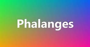 Phalanges - Medical Meaning and Pronunciation