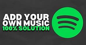 How To Add Your Own Music on Spotify (PC/Mobile) | 2023 Easy