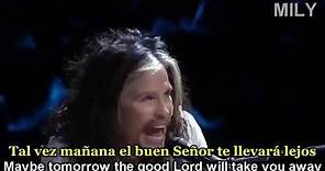 Aerosmith Steven Tyler con Slash - Dream On Subtitulado Español Ingles