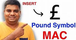 How to get Pound Sign on MAC - [Symbol: £]