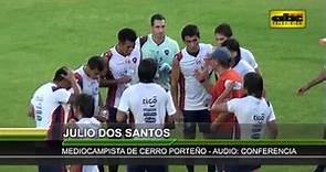 Julio dos Santos: "Es una buena oportunidad para traer los puntos"