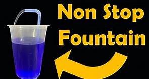 How to Make a Non Stop Heron's Fountain | how to make water fountain