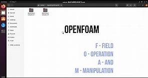 OpenFOAM два простых примера.