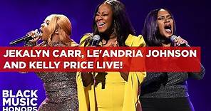 Le'Andria Johnson , Kelly Price and Jekalyn Carr Honor Yolanda Adams | Black Music Honors 2019