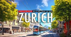 Zurich Streets and Sights: A Relaxing Walking Tour Experience| 4K50fps | European Walking Tours