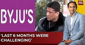 BYJU'S CEO Byju Raveendran In An Exclusive Interview On India Today At WEF