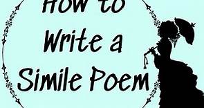 How to Write a Simile Poem: A Complete Guide for Students and Teachers