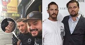 Tom Hardy finally gets embarrassing tattoo two years after losing a bet with Leonardo DiCaprio