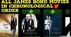 All James Bond Movies In Chronological Order
