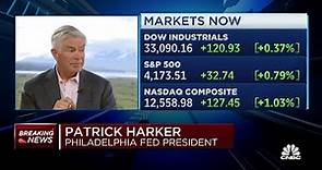 Philadelphia Fed President Patrick Harker: Recession or not, inflation needs to come down