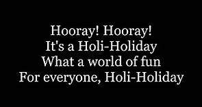 Boney M. - Hooray! Hooray! It's A Holi-Holiday ( lyrics )