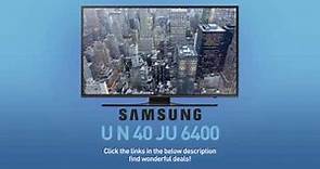 SAMSUNG UN40JU6400 ( JU6400 ) 4K UHD Smart TV // FULL SPECS REVIEW