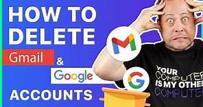 How to delete Gmail and Google accounts? | EASY TUTORIAL
