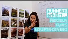 RUNNER'S WORLD erklärt ... die wichtigsten Regeln fürs Lauftraining