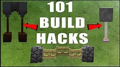 101 MINECRAFT BUILD HACKS