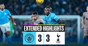 EXTENDED HIGHLIGHTS | Man City 3-3 Tottenham | Points shared in Premier League thriller!