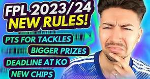NEW RULES CHANGES IN FPL 2023/24! | Fantasy Premier League New Mode and Rules Update 2023-24