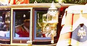 Prince Edward, Duke of Kent accompanies Queen Elizabeth II