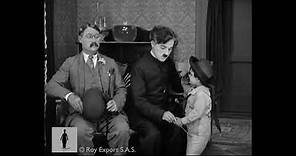 Charlie Chaplin with spoiled brat - Clip from The Pilgrim