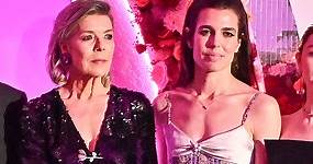 Carolina de Mónaco y Carlota Casiraghi derrochan elegancia en el Baile de la Rosa