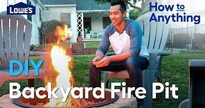 How To DIY a Backyard Fire Pit | How To Anything