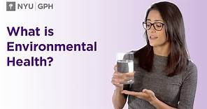 What is Environmental Health?