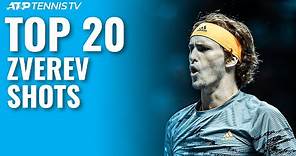 Alexander Zverev's Top 20 Best ATP Tennis Shots