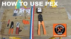 How to Install PEX Pipe in Bathrooms (Quick Tips) -- by Home Repair Tutor