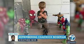 Chadwick Boseman: Kids pay tribute to "Black Panther" star | ABC7