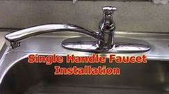 How To Remove And Replace A Kitchen Faucet