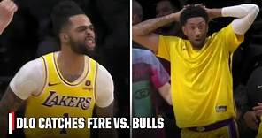 D'Angelo Russell CATCHES FIRE 🎯 8 3-pointers 😤 | NBA on ESPN