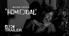 HOMICIDAL Theatrical Trailer [1961] Glenn Corbett, Joan Marshall
