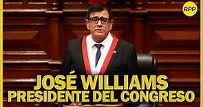 José Williams es el nuevo presidente del Congreso
