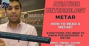 HOW TO DECODE A METAR? Everything you need to know 😬😬 | Complete explanation about a METAR.