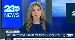 House Speaker Kevin McCarthy shows support for National School Choice Week