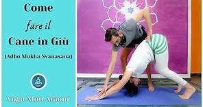 COME FARE IL CANE A TESTA IN GIU' / Impara Adho Mukha Svanasana / Lezione di Yoga per Principianti