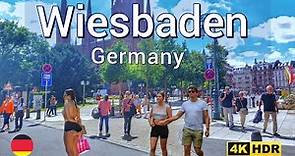 Wiesbaden Germany/ tour in Wiesbaden beautiful city in Germany 4k HDR 60fps / Walking tour