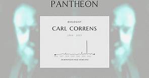 Carl Correns Biography - German botanist and geneticist