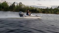 14 Foot Dusky Boat Goes 40 MPH with a Yamaha 50 HP 4-Stroke Outboard