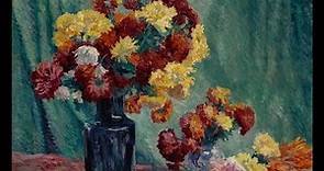 Maximilien Luce (French, 1858-1941) - Still life with flowers paintingsby Maximilien Luce