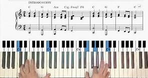 Como tocar "LET IT BE" en piano | Descargar partitura LET IT BE "THE BEATLES" para piano