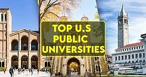 Top 25 Best Public Universities in USA