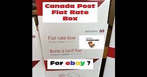 Canada Post Flat Rate Boxes for ebay.